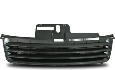 Produktbild von Kühlergrill Sportgrill Gitter Front Grill ohne Emblem Schwarz für VW Polo 9N