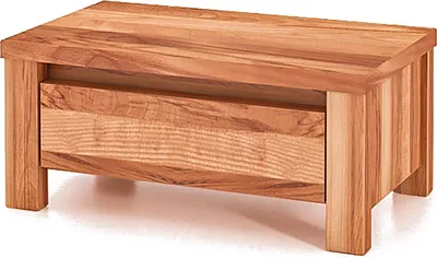 Productafbeelding van Nachtkastje VINCI, gemaakt van massief hout, kernbeuk, naturel geolied