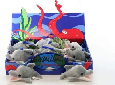 Image de Porte-clés dauphin en peluche
