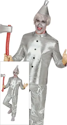 Produktbild von Filmbasierter Metallheld Kostüm Silber Jacke Hut Hose Karneval, Größe: 52 - 54 (L) Farbe: Silber
