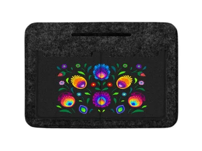 Zdjęcie produktu dla Bertoni Ekologiczny filcowy organizer do torebki - Stylowe, trwałe i praktyczne akcesorium do utrzymania porządku 26x18x8 cm antracyt Oberek