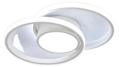 Productafbeelding van Plafondlamp, energiezuinige LED, modern design, wit - koud wit