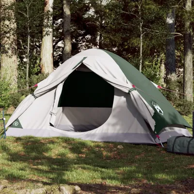 Produktbild von "2026 Promotion" Kuppel-Campingzelt 4 Personen, Familienzelt UV-Schutz, Grün Wasserdicht - Campingzelte CC32769