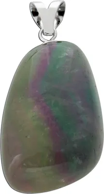 Produktbild von Fluorit Anhänger Silber 925 bunter Edelstein 116.2ct