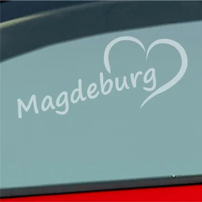 Produktbild von Auto Aufkleber Quedlinburg Herz Heart City Stadt Motorrad 19x8 cm Milchglas Sticker Heckscheibenaufkleber