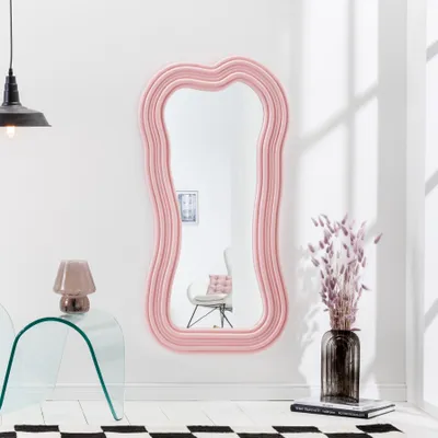 Produktbild von Design Wandspiegel ALICE II 100cm rosa