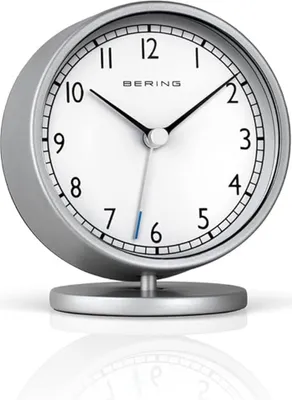 Produktbild von Bering Wecker Tischuhr Alarmclock Analog - 90096-045R silber