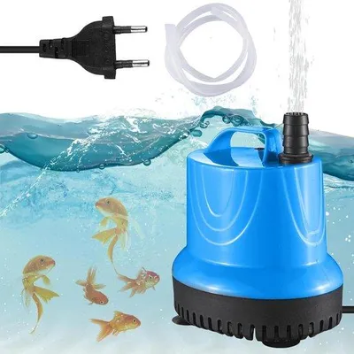 Obrázok produktu pre Malé vodné čerpadlo 25 W, 1500 l/h, modré, regulovateľné ponorné čerpadlo