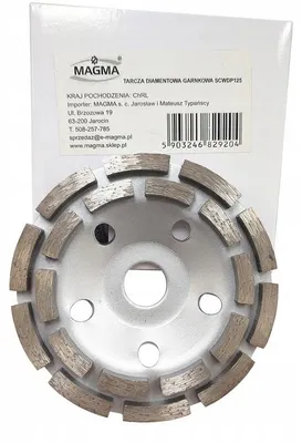 Produktbild von Magma SCWD125P Diamant-Schleifscheibe für Stein- und Betonbearbeitung