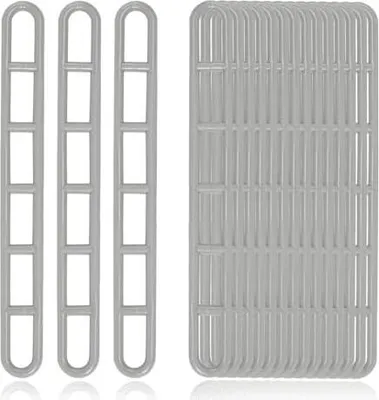 Produktbild von 20 Stück Abspannelement aus Kunststoff, Grau Extra Stark Gummispanner Gummiverspanner Vorzelte Wohnwagen Zelt Zubehör für ZelteMarkisen Vordächer