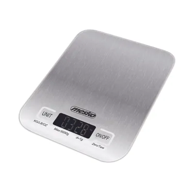 Obrázok produktu pre Mesko MS 3169 Presná inoxová elektronická kuchynská váha max. 5kg/ 1g biela
