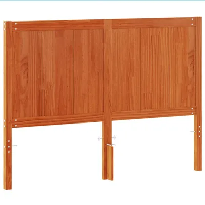 Image de vidaXL Tête de lit brun cireux 150 cm pin massif