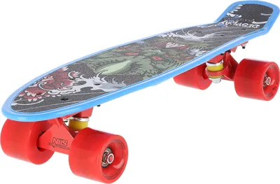 Produktbild von Nils Extreme - "Crude" Skateboard, Drachen-Design PP8130 (Einheitsgröße) (Blau)