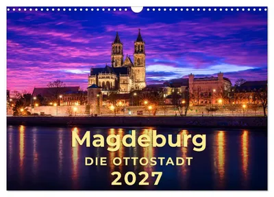 Immagine prodotto di Magdeburgo - Ottostadt (calendario da parete 2027, formato DIN A3 orizzontale), calendario mensile CALVENDO