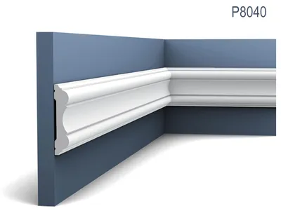 Produktbild von Orac Decor P8040 LUXXUS Wandleiste Friesleiste Stuck Leiste Profil stoßfest 2 m
