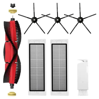 Produktbild von Ersatzteil-Set für Saugroboter - Mit Hauptbürste, HEPA-Filtern und Seitenbürsten - Kompatibel mit S5 Max, S6 Max, S6 Pure, S6 MaxV, S50, S51, S55, S60, S65, S5 und S6 Modellen