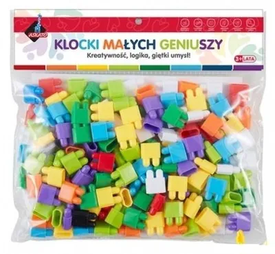 Zdjęcie produktu dla Klocki małych geniuszy Cegiełki 160 elementów