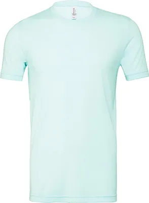 Produktbild von Canvas 3413 | Triblend Crew Neck T-Shirt / Meliert - Farbe: Ice Blue Triblend (Heather) - Größe: S