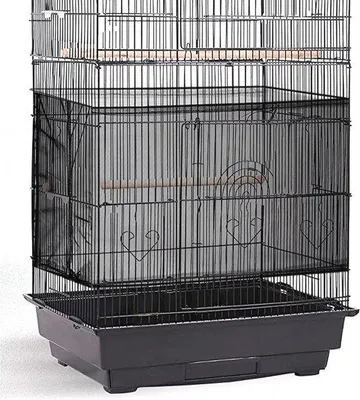 Produktbild von Famanu Vogelkäfig Netzabdeckung - Verstellbar für Papageien und Sittiche