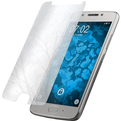 Produktbild von 4er-Pack PhoneNatic Displayschutzfolien verspiegelt  kompatibel mit Lenovo Moto G5