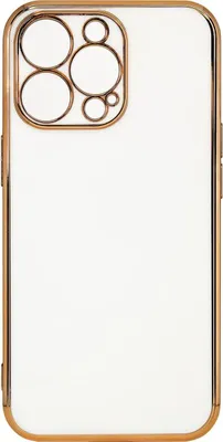 Produktbild von Lighting Color Case Schutz-Hülle mit Kameraabdeckung Schutz Rahmen kompatibel mit iPhone 13 Pro Weiß-Gold