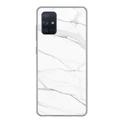 Produktbild von MuchoWow® Handyhülle Schutzhülle Hülle für Samsung Galaxy A51 Marmor - Weiß - Linie - Muster - Luxus - Marmoroptik Silikon Softcase Handy Hülle - Schutzabdeckung