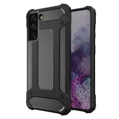 Produktbild von Hybrid Armor Case fr Samsung Galaxy S22+ (S22 Plus), Schwarz