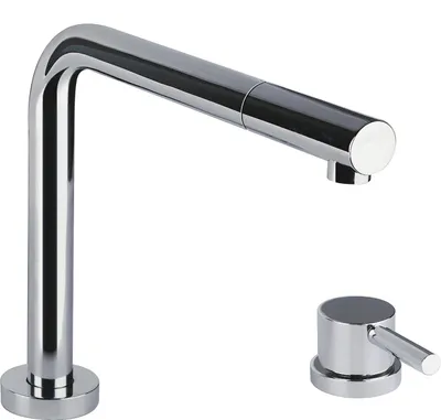 Productafbeelding van Smeg MTD5CR, Handdouche, Chroom, Messing, Greep met hendel, Zelfaanzuigend, 3/8"