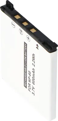 Produktbild von AccuCell Akku passend für Casio NP-60 Akku mit 550mAh