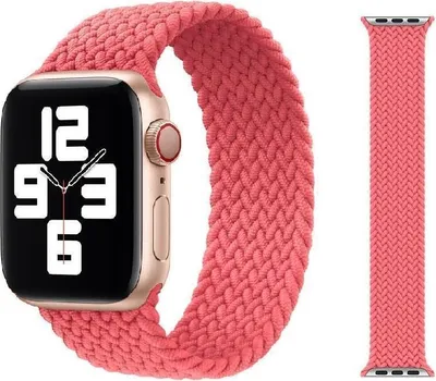 Obrázek produktu pro Originální Apple opletená páska na ruku Solo Loop 38/40/41mm Größe 9 Pink Punch