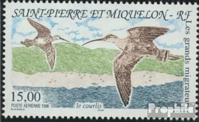 Produktbild von Briefmarken St. Pierre und Miquelon 1996 Mi 711 (kompl.Ausg.) postfrisch Zugvögel