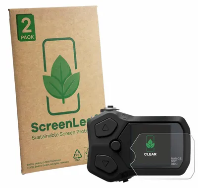 Produktbild von 2x ScreenLeaf Schutzfolie für Shimano SC-EN500 Displayschutz Display Schutz Folie Klar Transparent