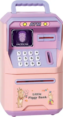 Produktbild von Sparschwein, groß, elektronisch, Münzspardose, Geldautomat, mit Passwort, Gesichtserkennung, automatische Papiergeldrolle, Spardose, Kindergeschenk