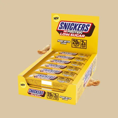 Produktbild von Snickers LOW SUGAR High Protein Bar (12x57g)