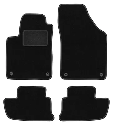 Immagine prodotto di Tappetini in moquette per Peugeot RCZ 2010-2015 (coupé) – set 4 pezzi, neri, su misura – Wielganizator LUX