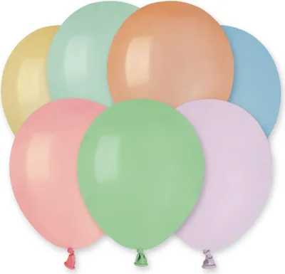 Produktbild von Pastellfarbene Luftballons, Macaron-Mix, 100 Stück – Godan