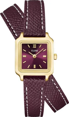 Produktbild von Cluse Damen Armbanduhr CW15503 lila, Gehäuse 21mm, 7mm dick, Armband 12mm