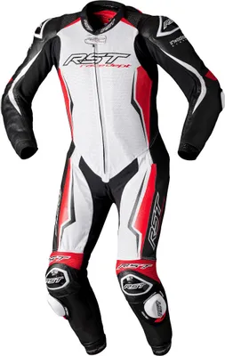 Produktbild von RST V4.1 Evo Kangaroo Airbag 1-Teiler Motorrad Lederkombi, weiß/schwarz/rot, 3XL