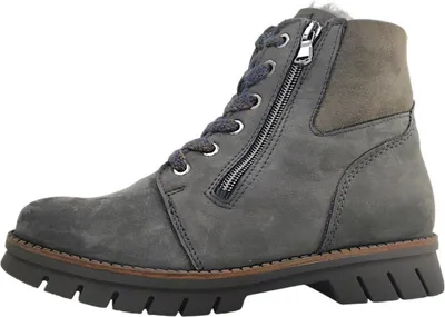 Produktbild von Waldläufer H-Xara Damenschuhe Schnürstiefel Grau Freizeit, Schuhgröße:EUR 41.5 | UK 7.5