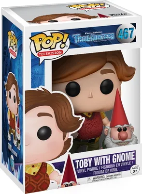 Produktbild von Trollhunters - Toby with Gnome 467 - Funko Pop! - Vinyl Figur