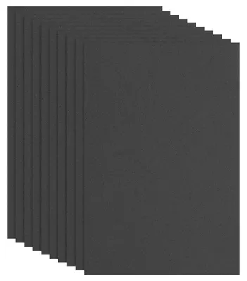 10 EVA-Schaumstoffplatten schwarz 30x20 cm 2 mm Basteln DIY