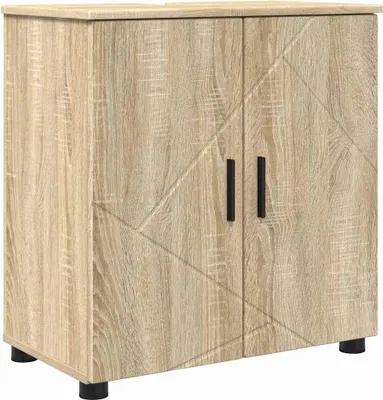 Obrázek produktu pro vidaXL Koupelnová skříňka s úložným prostorem, dub Sonoma, 61 x 35 x 64 cm