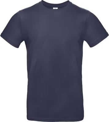 Zdjęcie produktu dla Koszulka męska, krótki rękaw - B&C #E190 - navy blue - rozmiar S