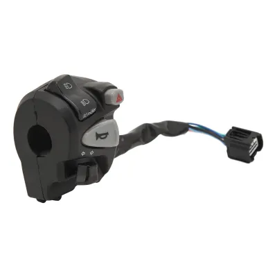 Zdjęcie produktu dla Zespół przełącznika kierownicy, zespół przełącznika kierownicy 22 mm, przełącznik reflektora kierownicy, przełącznik Hi Lo kierownicy, przełącznik klaksonu kierownicy, przełącznik kierownicy motocykla