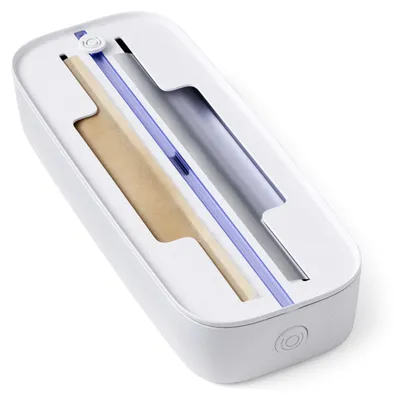 Productafbeelding van StoraRoll folieverpakking dispenser voor keukenorganisatie, met veiligheidsmes