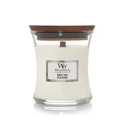 Obrázek produktu pro WoodWick White Teak, Kulatý, Bílá, 1 kusů