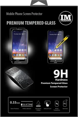 Produktbild von cofi1453® 5D Schutz Glas kompatibel mit NOKIA 2.2 Curved Panzer Folie Vollständig Klebend und Abdeckung