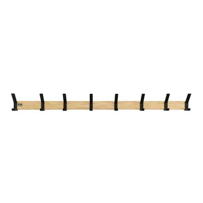 Immagine prodotto di Home Deluxe Appendiabiti STRIPE con ganci, magneti e ripiano per quadri - 8 x ganci | appendiabiti da parete, appendiabiti a gancio