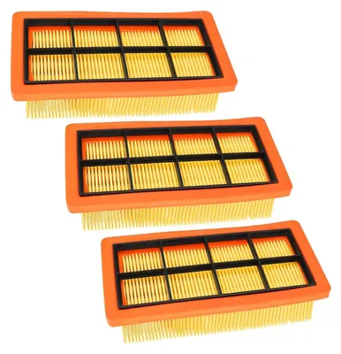 Produktbild von 3er-Set Filter für Kärcher AD-Serie, Kompatibel mit AD 2/AD3/AD4, Aschesauger & Trockensauger