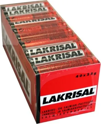 Produktbild von Lakrisal Salmiak Pastillen 40 x 25g